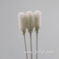 Laboratory sterile clean white foam swab